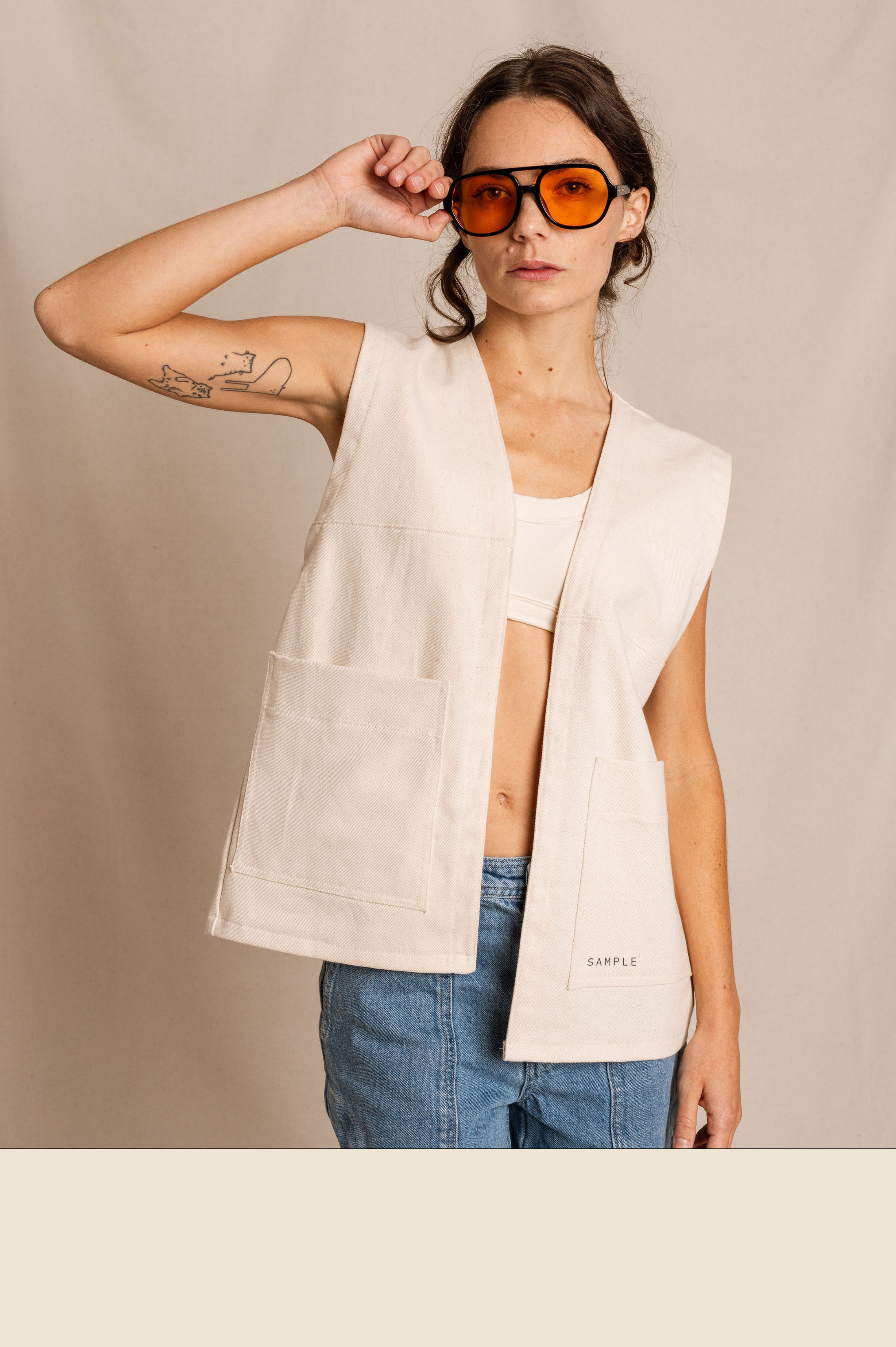 The Workwear Vest- Pattern