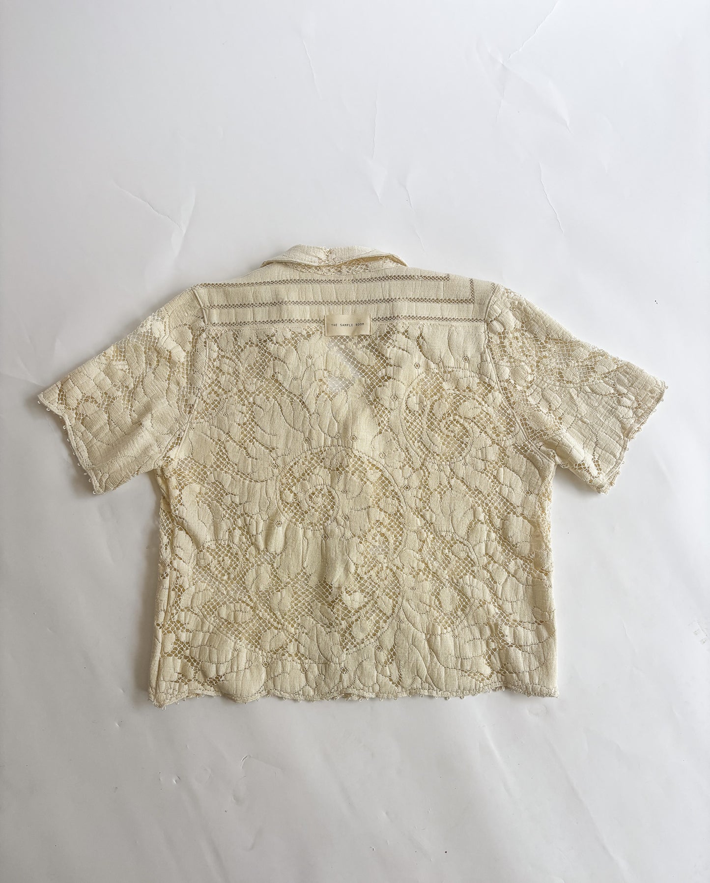Lace Tablecloth Button Down