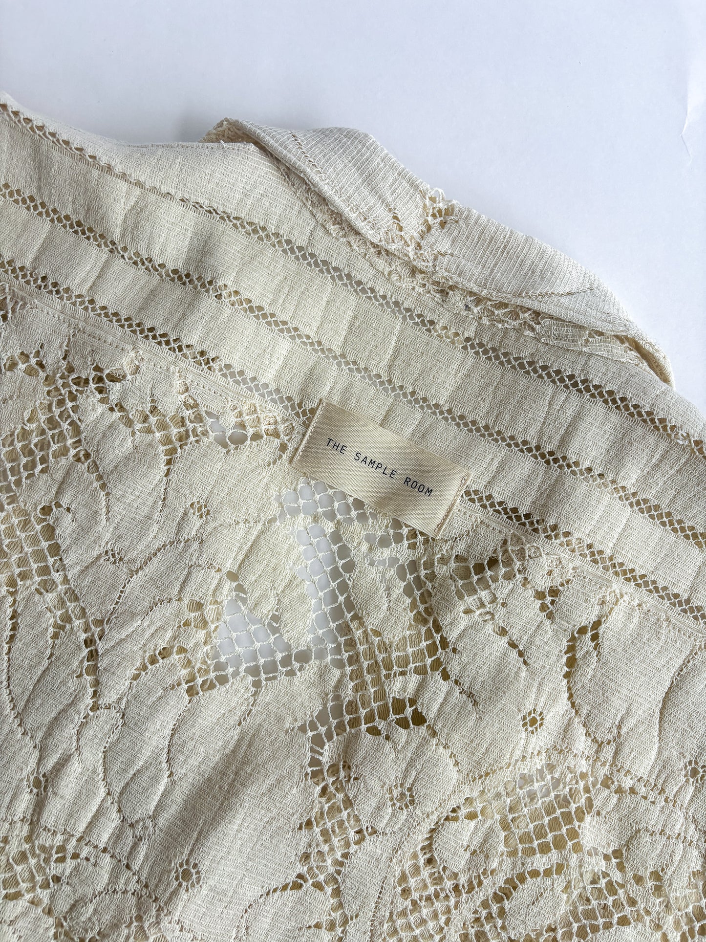 Lace Tablecloth Button Down