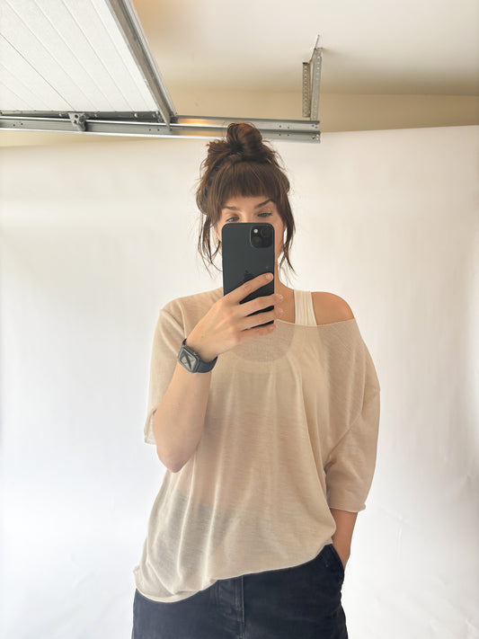 Cashmere Oversized Tee
