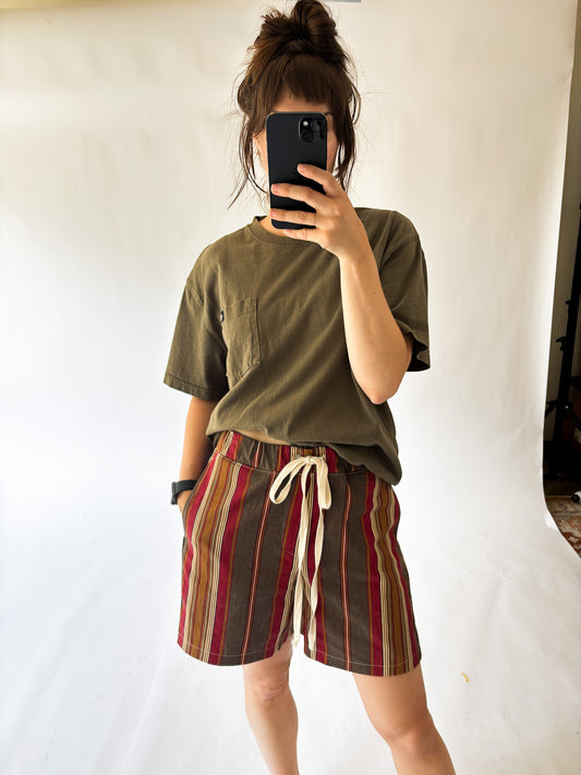 Striped Workwear Shorts