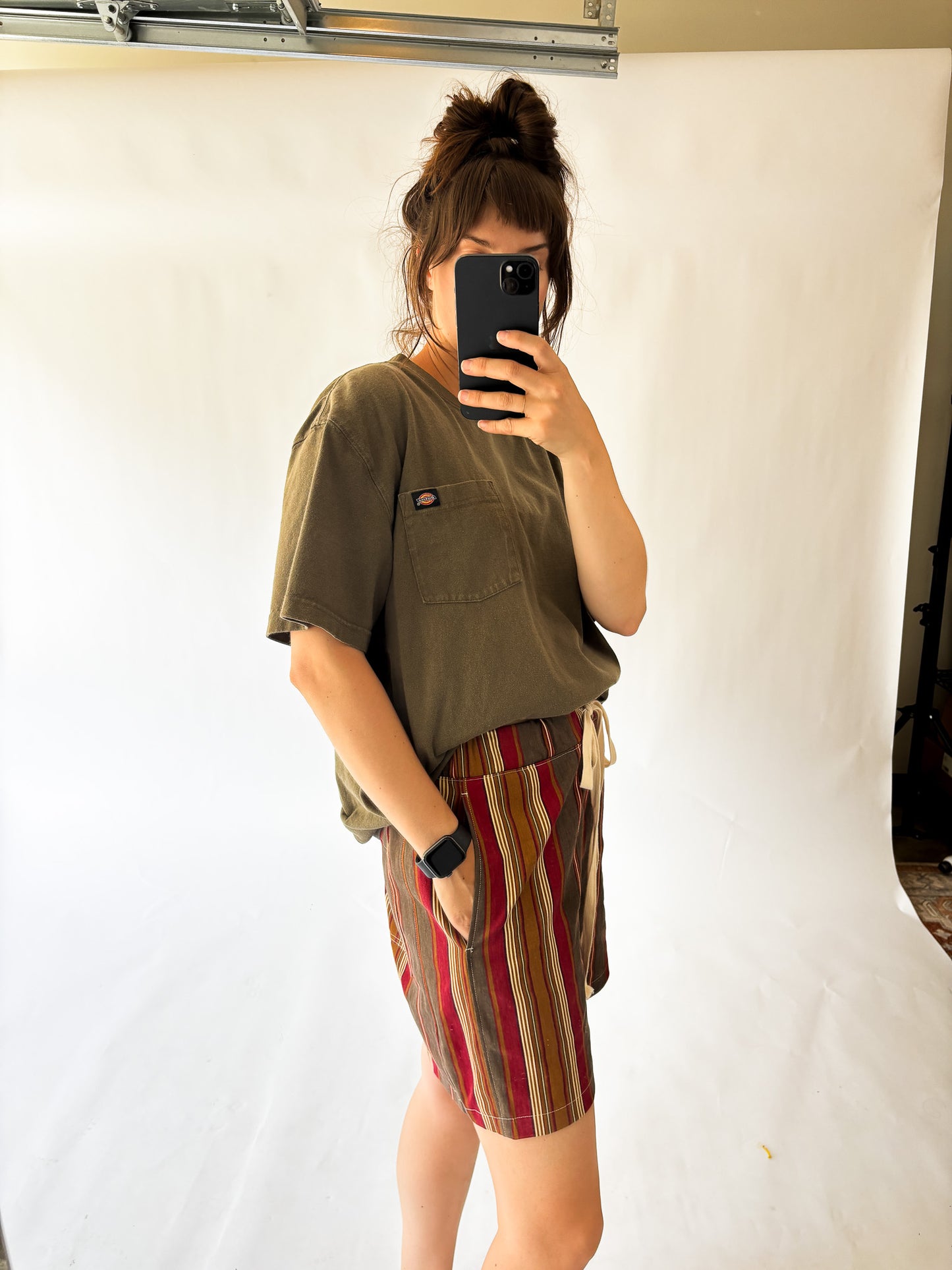 Striped Workwear Shorts