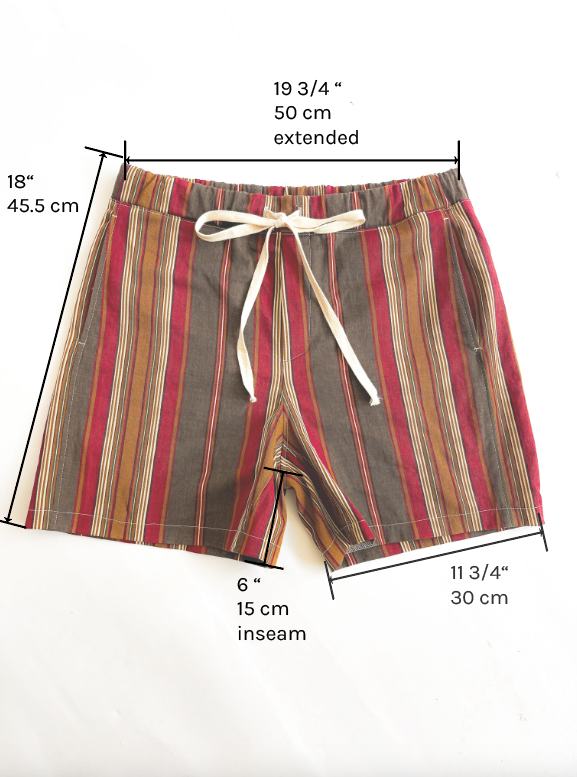 Striped Workwear Shorts